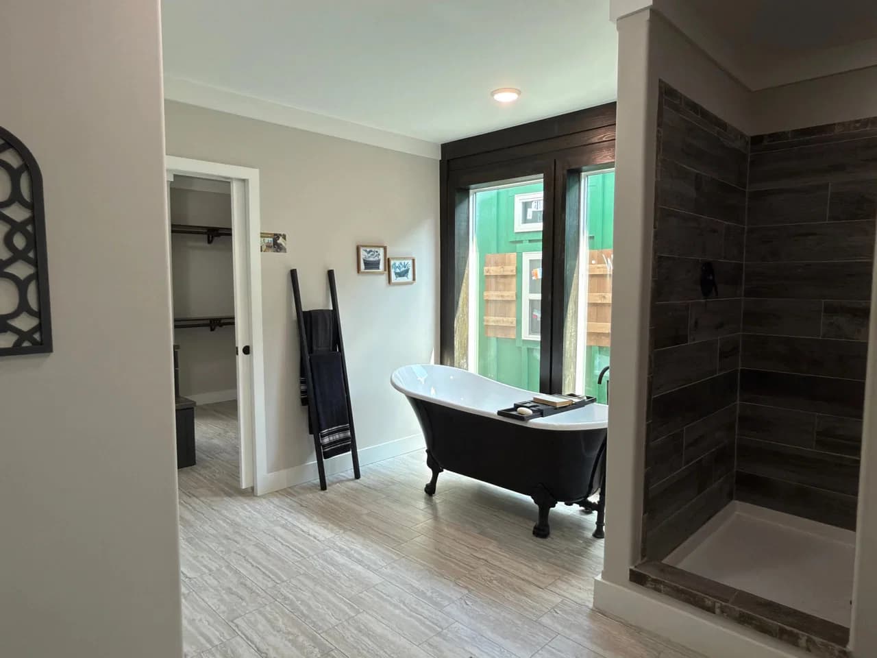 The barndominium bathroom home features