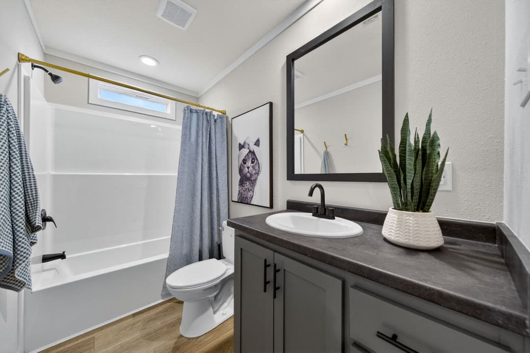 Burrow bathroom home features