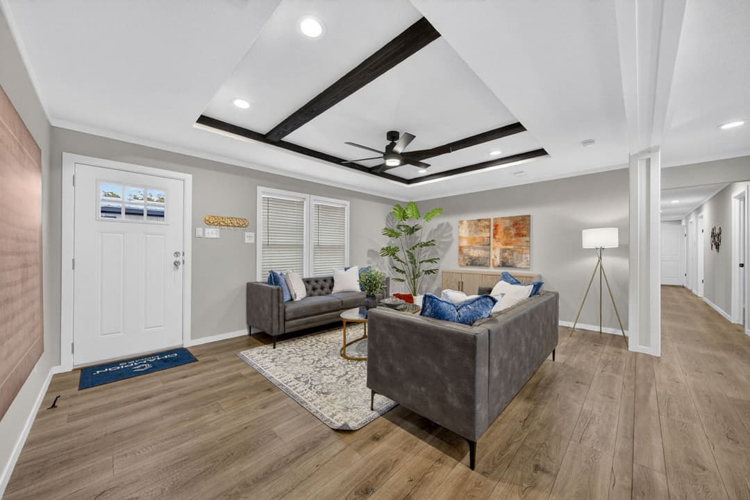 Burrow interior home features