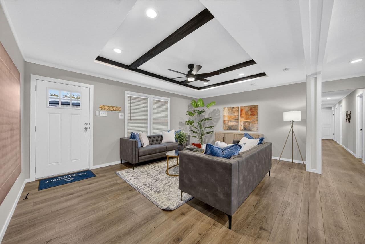 Burrow interior home features