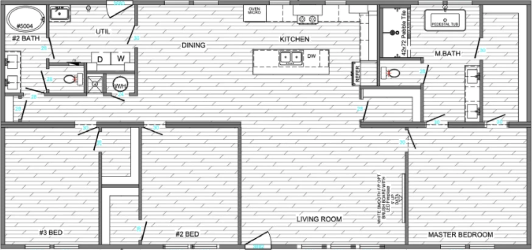 The king david 64 floor plan home features