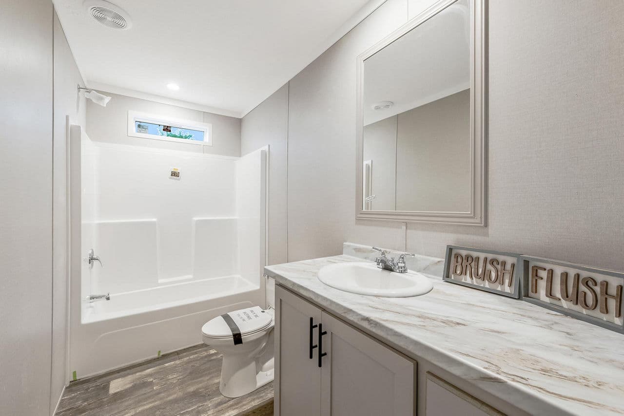 The magazine bathroom home features