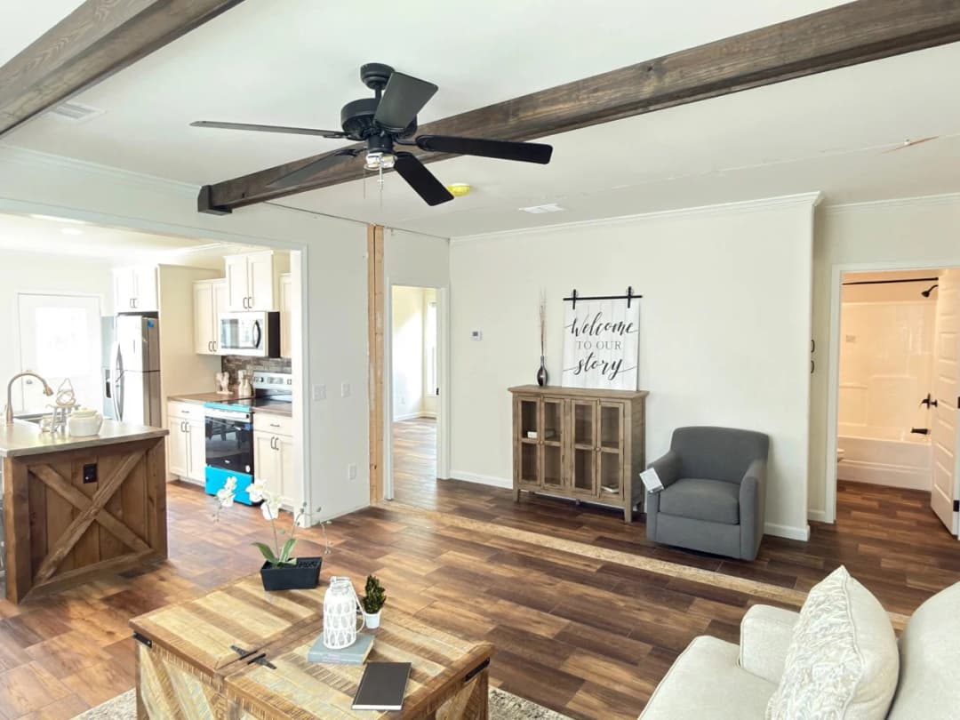 The haven b interior home features