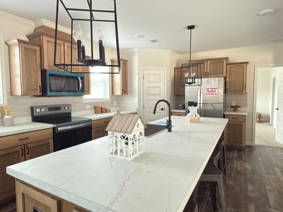 Orchard house kitchen home features