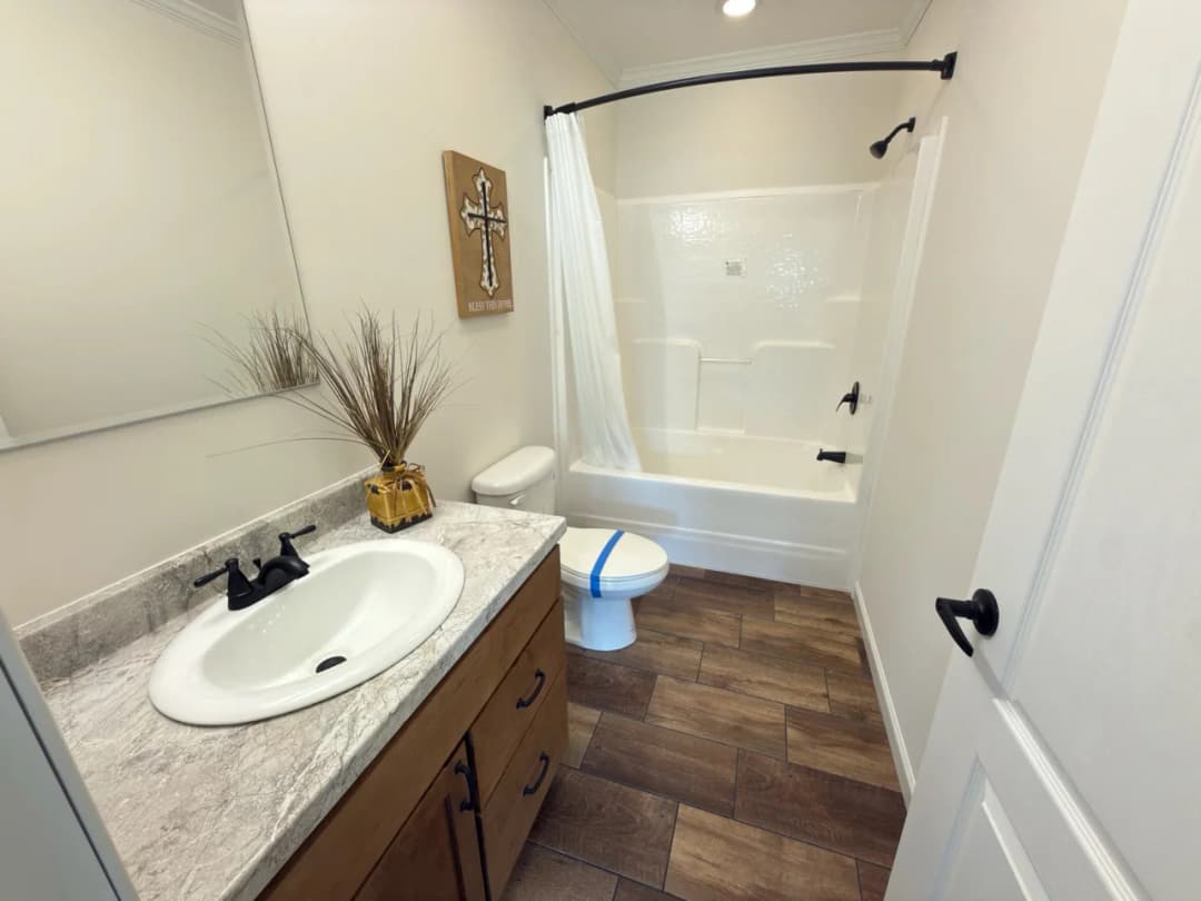 The zemira bathroom home features