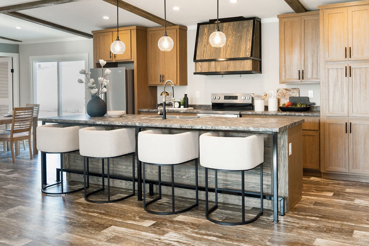 Creole 3 bedroom kitchen home features