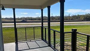 Oak creek "texas pearl" exterior home features