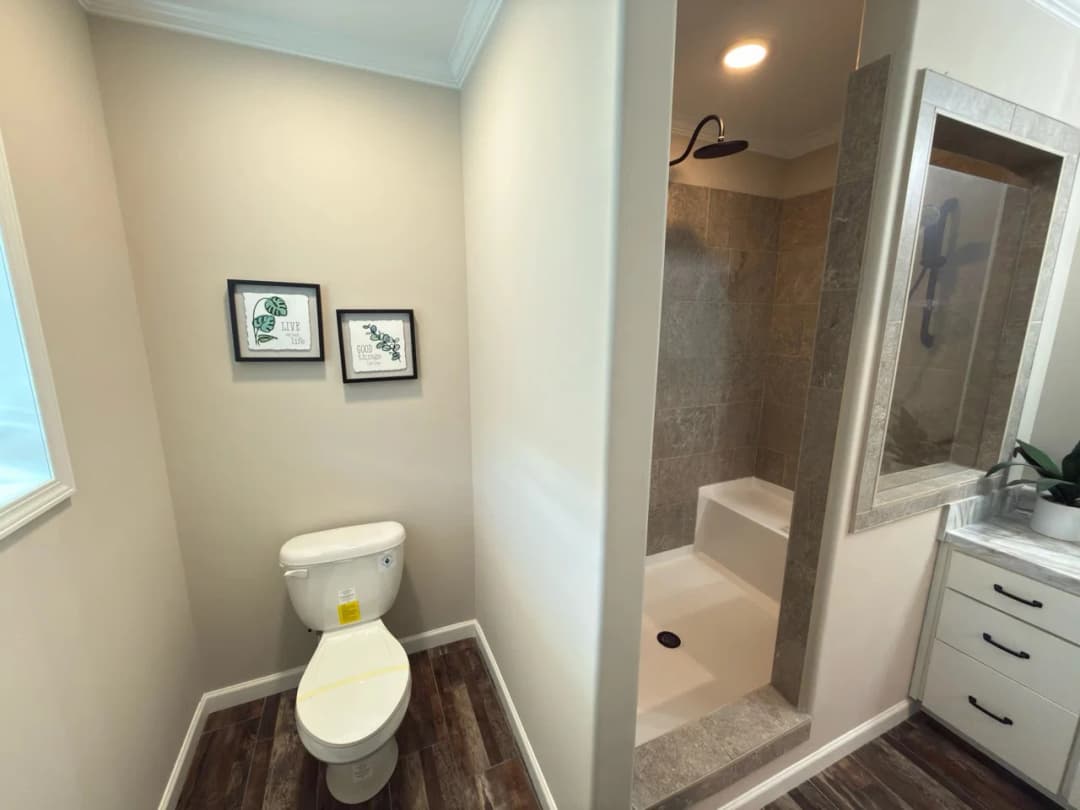 The haven bathroom home features