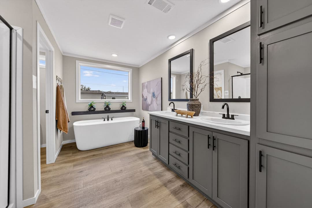 Burrow bathroom home features