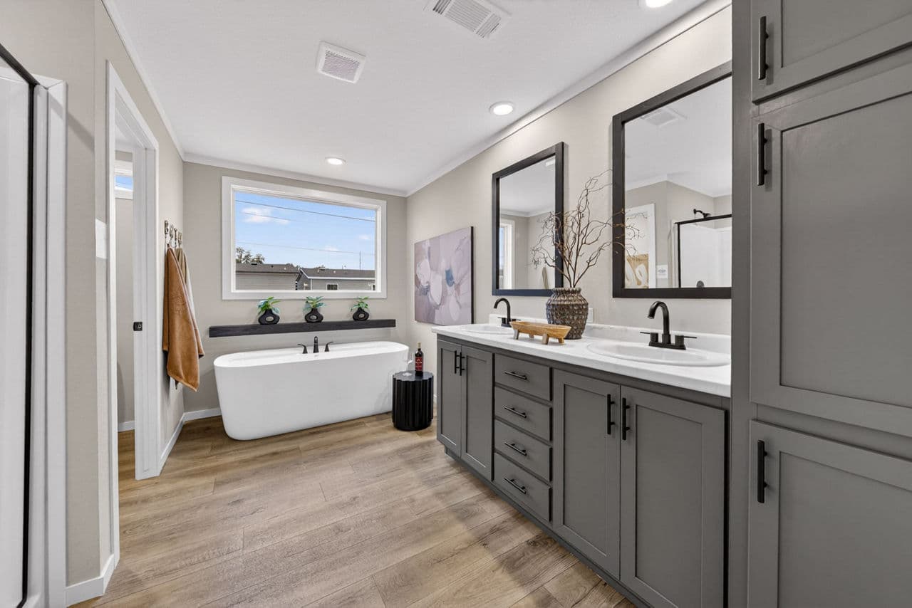 Burrow bathroom home features