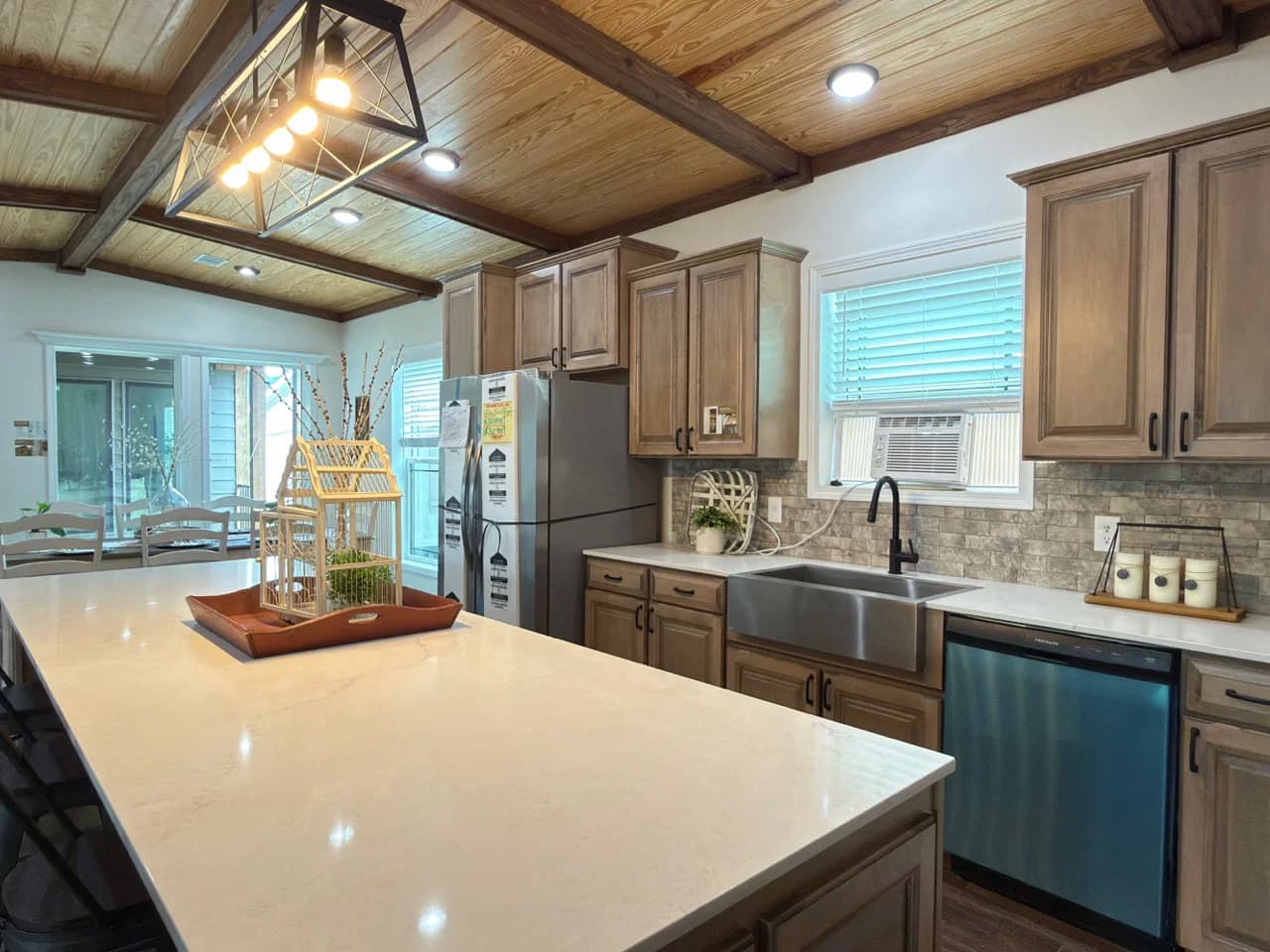Orchard house (porch) kitchen home features