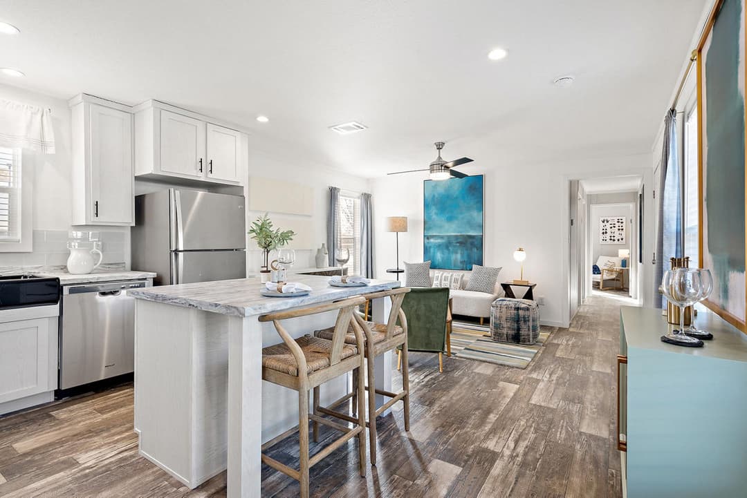 The sabine kitchen and hero home features
