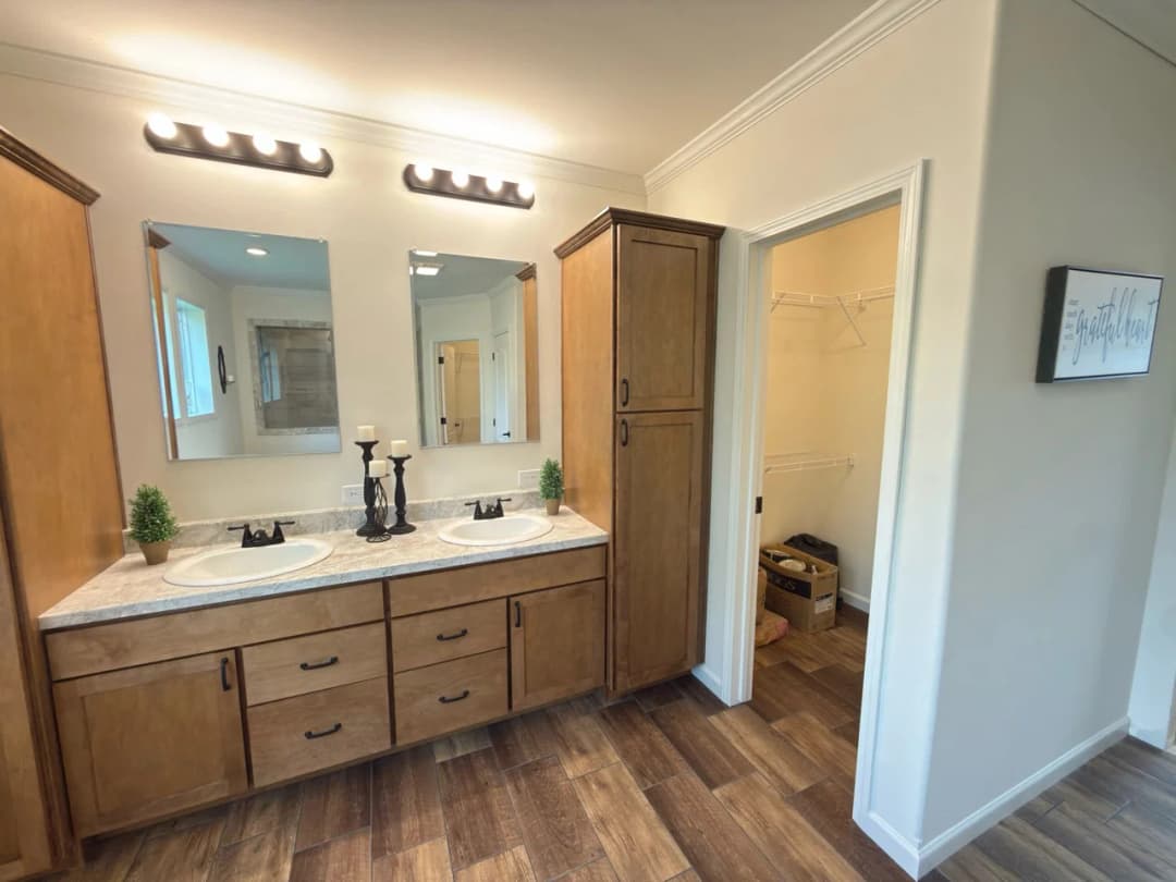 The zemira bathroom home features