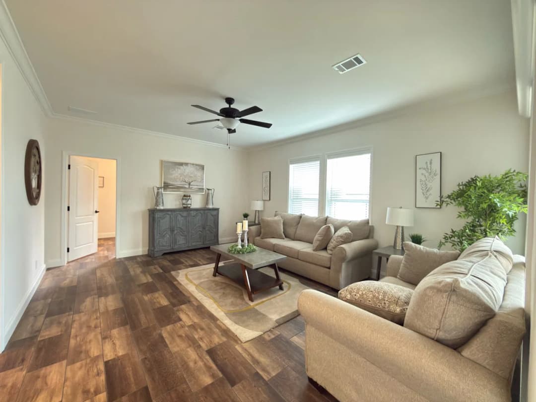 Orchard house (porch) interior home features