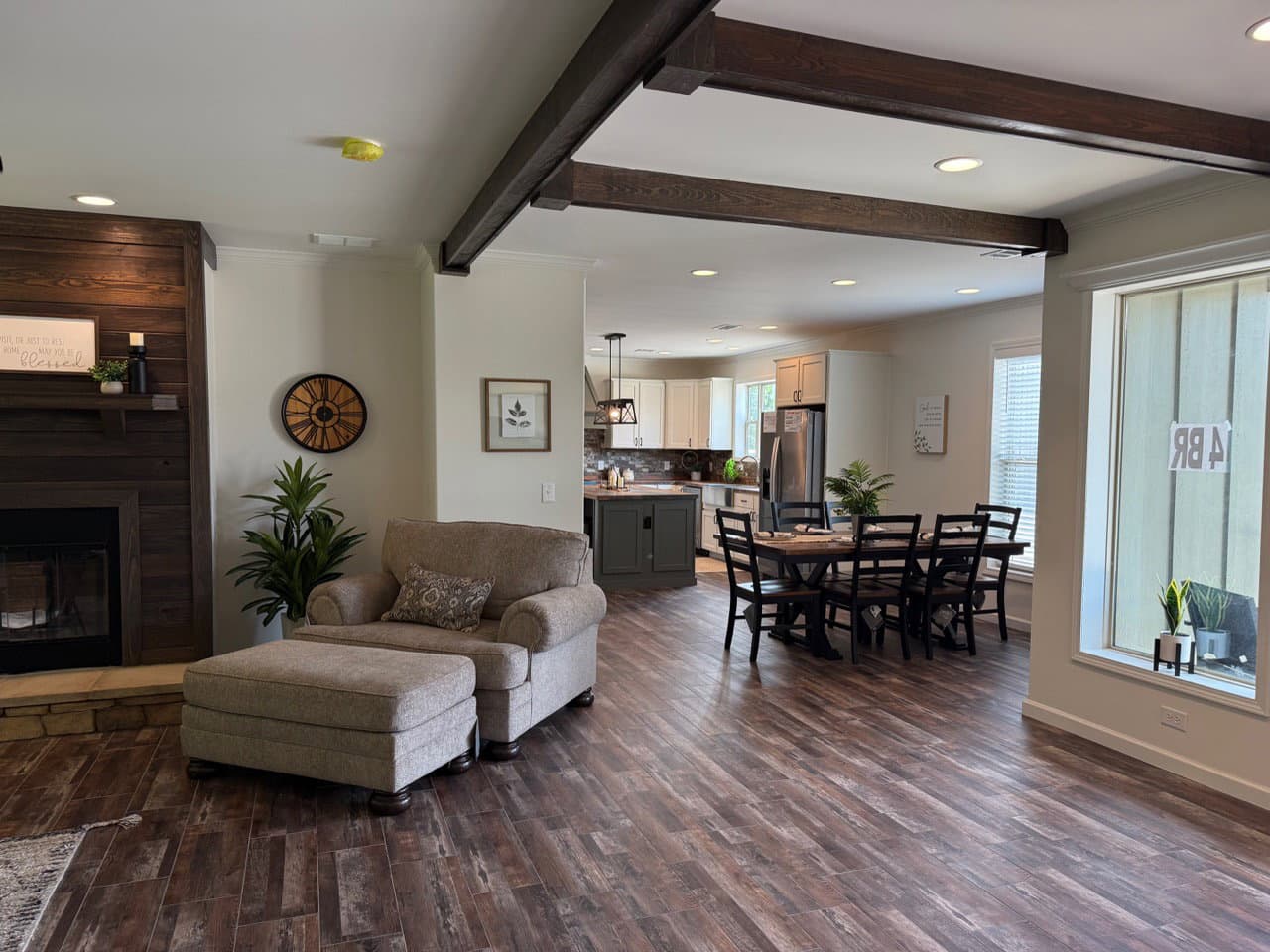 The clarkson interior home features
